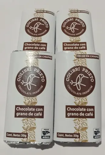Bombones con almendra de café.